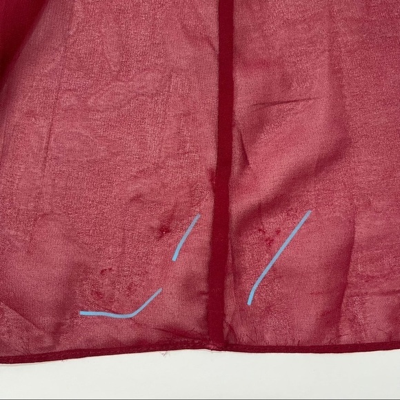 Lulu’s Awaken My Love Burgundy Long Sleeve Lace Maxi Dress Size M - Picture 9 of 12